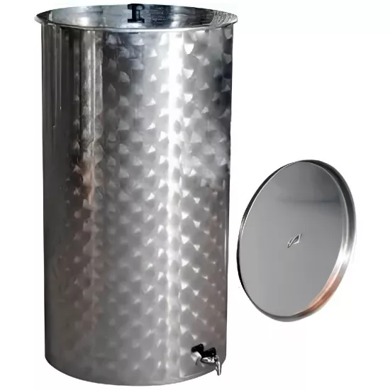 Butoi din inox Vatavu 150 l, capac ulei