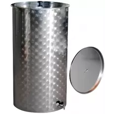 Butoi din inox Vatavu 400 l, capac ulei Butoi din inox Vatavu 400 l, capac ulei