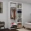 Dulap glisant Nex Home 1 Oglinda + 1 PAL (100x220x60), White