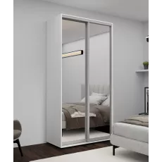 Dulap glisant Nex Home Mirror (120x240x60), White