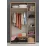Dulap glisant Nex Home Mirror (100x220x60), Sonoma