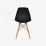 Set de mobilă Eva COOPER White/Bella beech + 4 LC-021 Black
