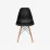 Set de mobilă Eva COOPER White/Bella beech + 4 LC-021 Black