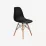 Set de mobilă Eva COOPER White/Bella beech + 4 LC-021 Black