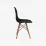 Set de mobilă Eva COOPER White/Bella beech + 4 LC-021 Black