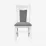 Set de mobilă Eva Raffles Round White + 4 Deepa R White/NV-10WP Grey