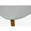 Set de mobilă Eva Raffles Round White/Bella beech + 4 CAMEROON White/Bella beech