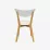 Set de mobilă Eva Raffles Round White/Bella beech + 4 CAMEROON White/Bella beech
