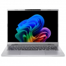 Ноутбук 14" Acer Aspire 14 AI OLED A14-61M, Pure Silver, AMD Ryzen AI 7 350, 32 ГБ/1024 ГБ, Linux Ubuntu