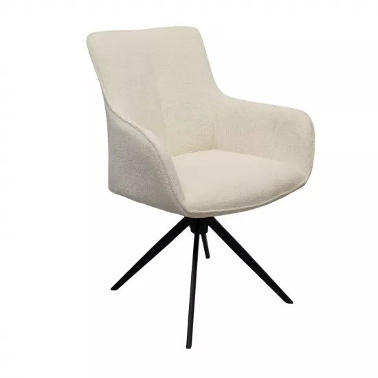 Scaun Decoprim Queen cu mecanism rotativ, C2532V Tresor Beige