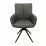 Scaun Decoprim Queen cu mecanism rotativ, Piele Grey