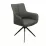Scaun Decoprim Queen cu mecanism rotativ, Piele Grey