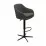 Scaun Decoprim Santi Bar, rotativ la 360 grade, Platin
