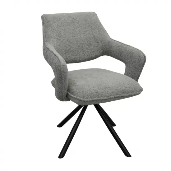 Scaun Decoprim Loris cu mecanism rotativ, Grey