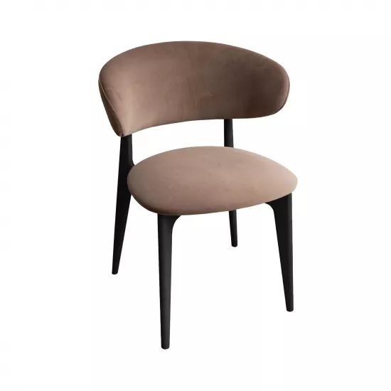 Scaun Decoprim Roses, Royal Velvet 4/Black Legs