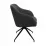Scaun Decoprim Santi, rotativ la 360 grade, Platin