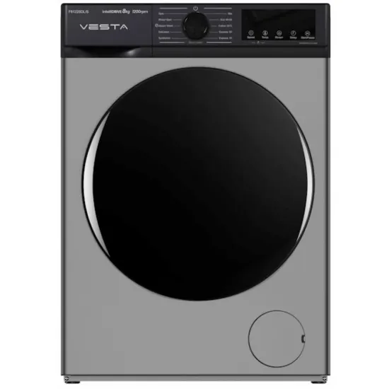 Стиральная машина Vesta F8122SDL/S, 8 кг, серый