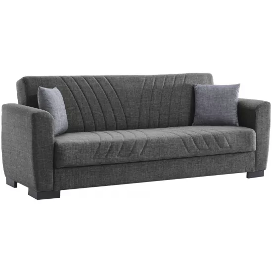 Диван прямой Fabulous Lori 3-местный, 50-002 Dark Gray