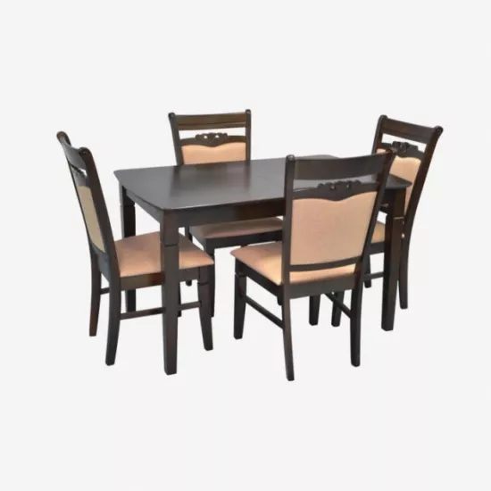 ÐабоÑ? мебели Eva HV-27V Chocolate + 4 HV-3167 Chocolate/NV-3WP Brown