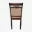 Set de mobilă Eva HV-27V Chocolate + 4 HV-3167 Chocolate/NV-3WP Brown