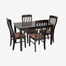 Набор мебели Eva HV-27V Chocolate + 4 Wenyi Chocolate/F-789 Brown