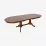 Набор мебели Eva HV-33V Burnish oak + 6 Deepa R Burnish oak/Ekea12 Dark Brown
