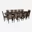 Набор мебели Eva HV-33V Chocolate + 12 Deepa R Chocolate/Ekea12 Dark Brown