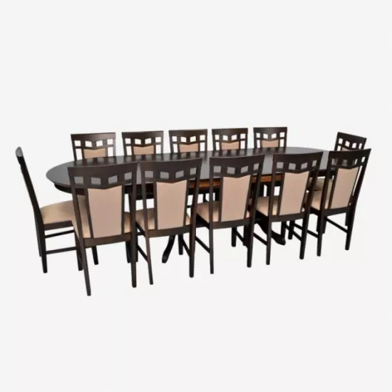 Набор мебели Eva HV-33V Chocolate + 12 Deepa R Chocolate/NV-3WP