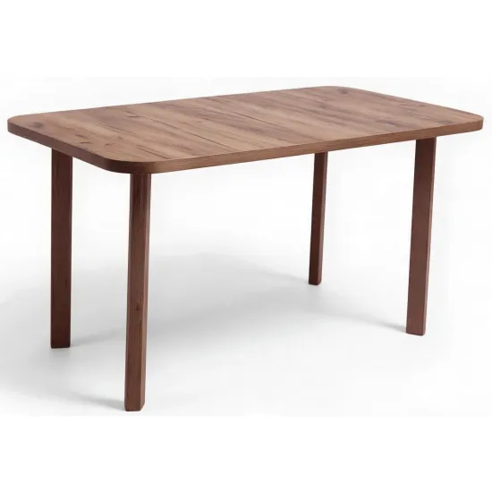 Masă pentru bucătărie Drewmix WENUS 2P, 140x80 cm extensibilă, Nuc deschis