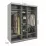 Dulap glisant Garant Standart, 190x220x60 cm, 1 oglindă + 2 PAL, Grafit