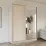 Dulap glisant Garant Standart, 160x220x60 cm, 1 PAL + 1 oglindă, White Сraft Oak
