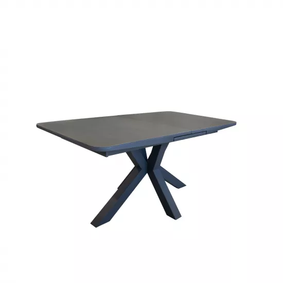 Стол обеденный Decoprim Ria, 160x90 см раскладной, Dark Grey