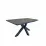 Стол обеденный Decoprim Ria, 160x90 см раскладной, Dark Grey