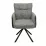 Scaun Decoprim Santo, rotativ la 360 grade, Dark Brown