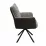 Scaun Decoprim Santo, rotativ la 360 grade, Dark Brown