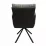 Scaun Decoprim Santo, rotativ la 360 grade, Dark Brown