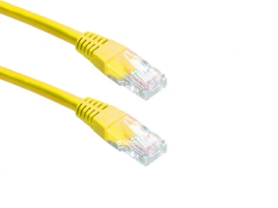 Патч-корд Gembird PP12-0.25M/Y (0,25m)