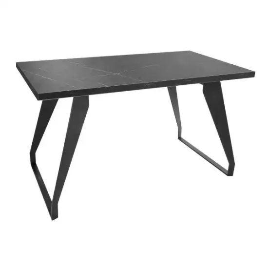 Masă pentru bucătărie DP Town 180×90, Black Marble
