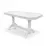 Masă pentru bucătărie Pavlyk Bukovel 120(+40)х80cm, White