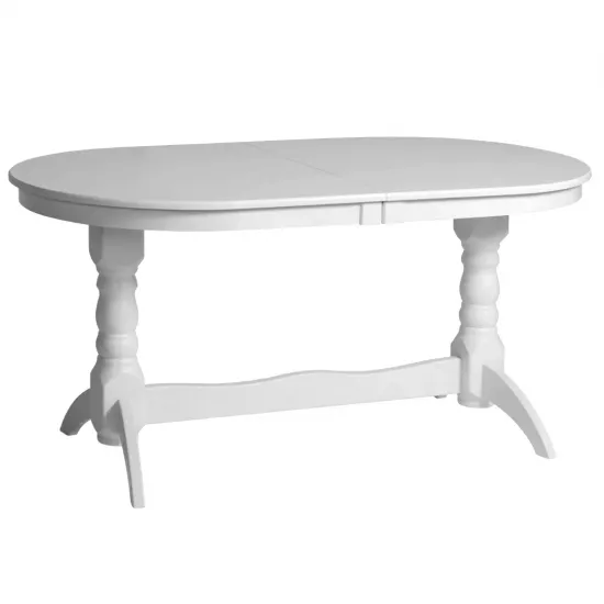 Masă pentru bucătărie Pavlyk Kitchen 120(+40)х80cm, White