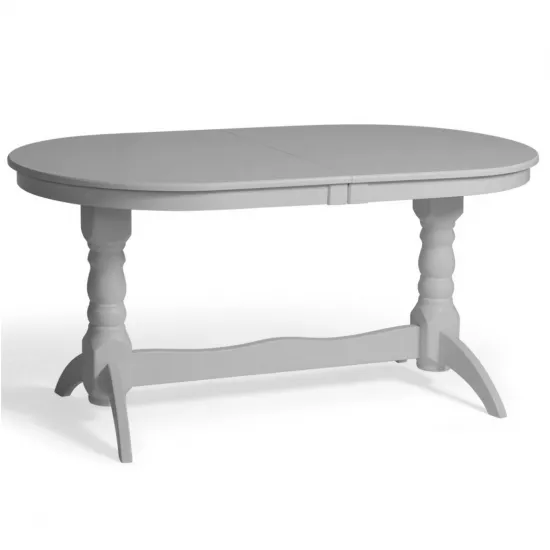 Masă pentru bucătărie Pavlyk Kitchen 160(+40)х90cm, White