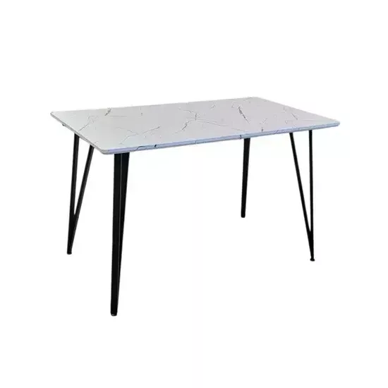 Masă pentru bucătărie Magnus DT 1002S, White Marble