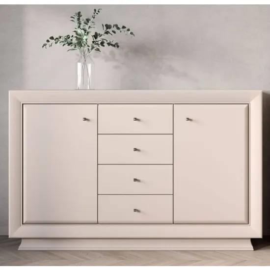 Comodă Yasen Largo Classic KOM2D4S, 151x38x96 cm, Cașmir