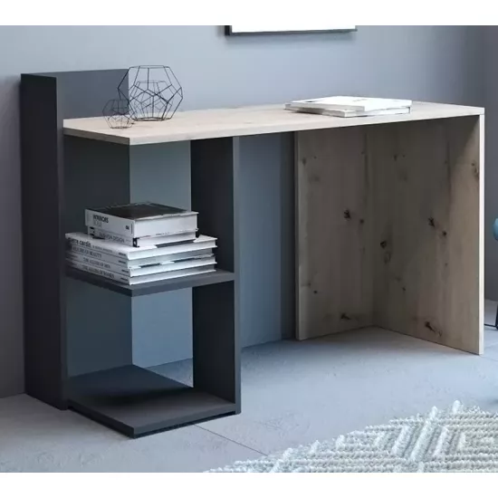 Masa de birou Yasen Paco PC1, Stejar Artisan / Antracit