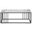 Măsuţă cafea Yasen CT-2476, 120х60 cm, White Marble/Black Legs