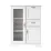 Vitrina-bar Yasen Kentuki REG1W1D1S1B (94 cm), Alb Alpin