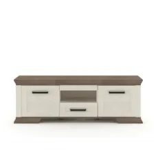 Comoda TV Yasen Marseli RTV167, 166x45x56 см, Frasin de zapada / stejar sonoma trufa