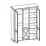 Шкаф Yasen RTV167 SZF3D, 166x60x220 см, Ясень снежный/дуб сонома трюфель