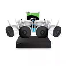 Набор камеры наблюдения Imou NVR+4xBullet 2C 2MP+1HDD