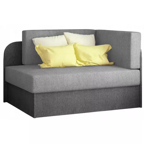 Диван угловой Eltap Rosa, Omega 02/Omega 13 (Gray Dark/Gray Light)